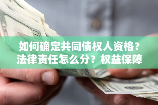 北京如何确定共同债权人资格？法律责任怎么分？权益保障技巧揭秘！