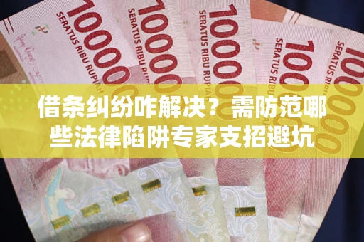 北京借条纠纷咋解决？需防范哪些法律陷阱专家支招避坑