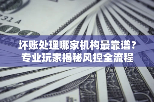 北京坏账处理哪家机构最靠谱？专业玩家揭秘风控全流程