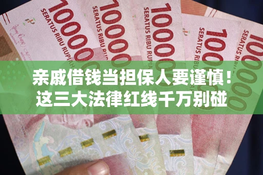 北京亲戚借钱当担保人要谨慎！这三大法律红线千万别碰