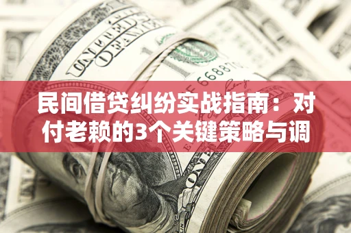 北京民间借贷纠纷实战指南：对付老赖的3个关键策略与调解盲区解析
