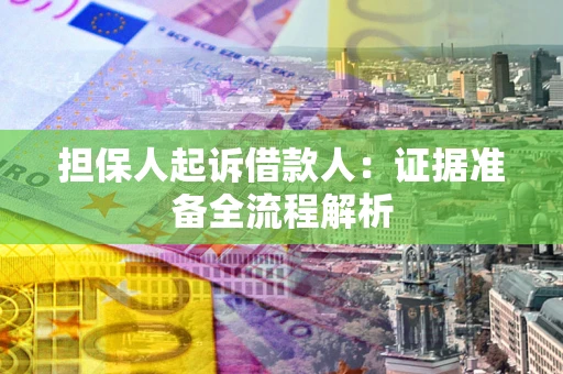 北京担保人起诉借款人：证据准备全流程解析