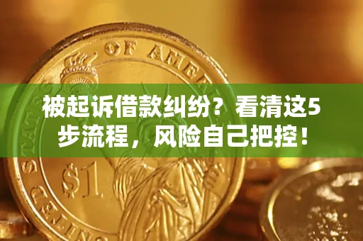 北京被起诉借款纠纷？看清这5步流程，风险自己把控！